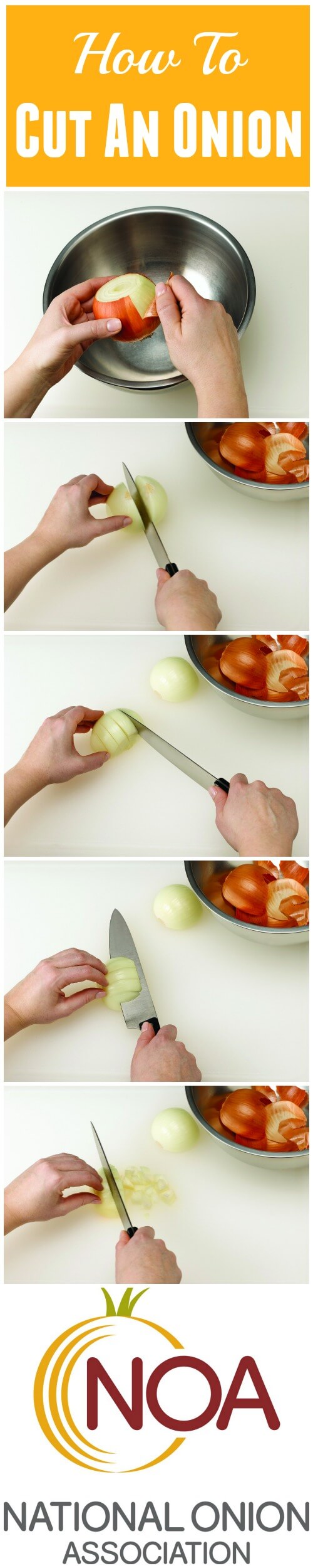 how to cut an onion