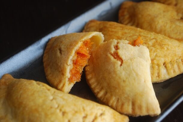 Sweet Potato, Caramelized Onion and Bacon Empanadas