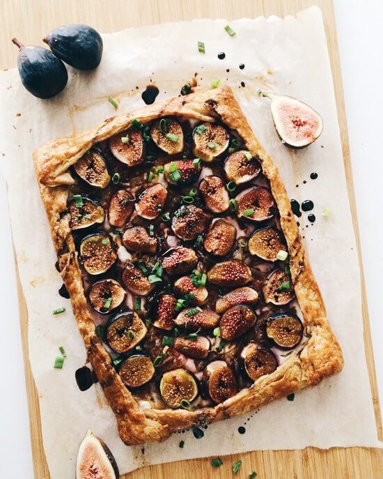 Fig, Onion & Labneh Galette