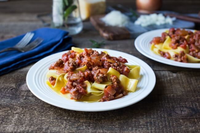 Looking for a fabulous comfort food or savory meal this delicious and easy Lamb Ragu with Pappardelle recipe will check all the boxes.  