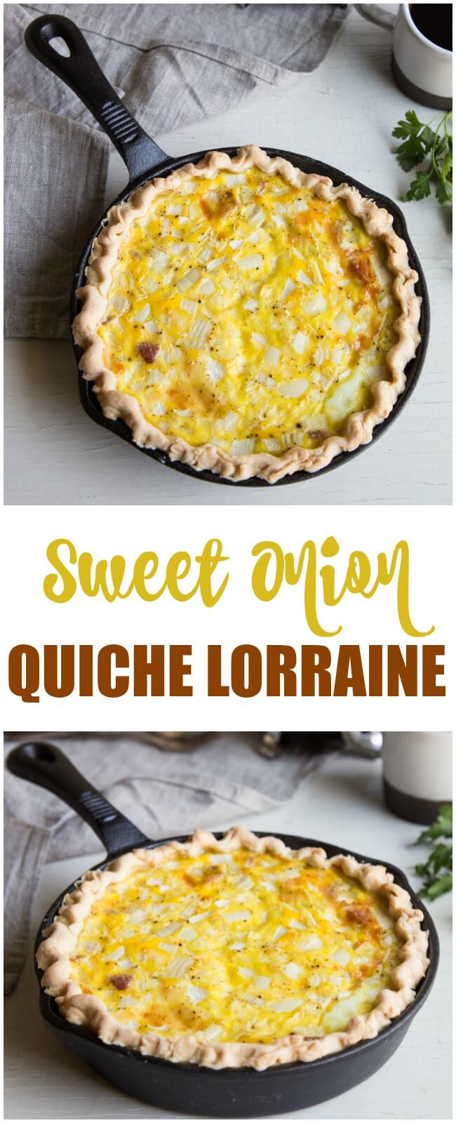 Sweet Onion Quiche Lorraine