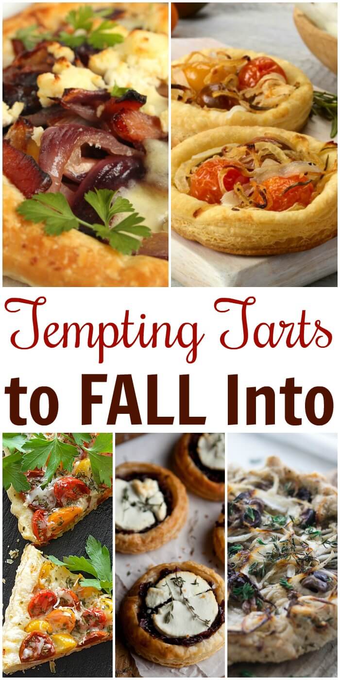 Fall is the perfect time for snacks and entertaining. Here's an array of amazing and Tempting Tarts with Onions everyone will love.