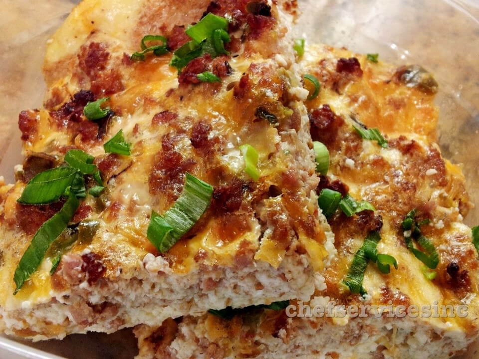 Breakfast Casserole Recipe from Louisiana Chef Hardette Harris. Shared by the National Onion Association. Find it at Onions-USA.org.