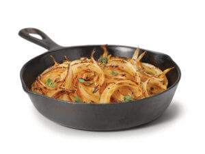 Caramelized onions in skillet
