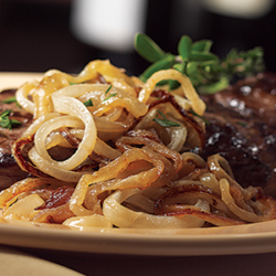 Anejo Caramelized Onion with New York Strip Steak