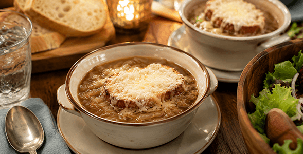 Bowl of Classic Onion Soup