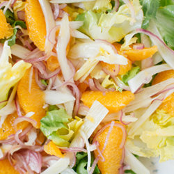 Escarole Salad with Oranges and Red Onion National Onion Association