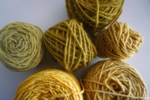 Onion skin -dyed yarn - Nature's Ninja