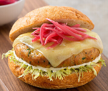 Pickled Onion Turkey Burger National Onion Association