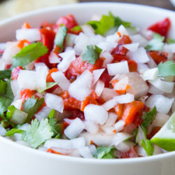 Sweet Onion and Red Pepper Salsa with Lime National Onion Association
