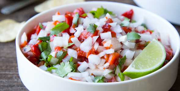 Sweet Onion and Red Pepper Salsa with Lime National Onion Association
