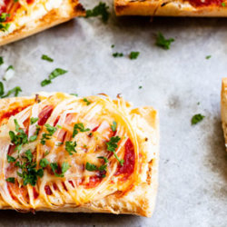 Crusty Onion Bruschetta slices