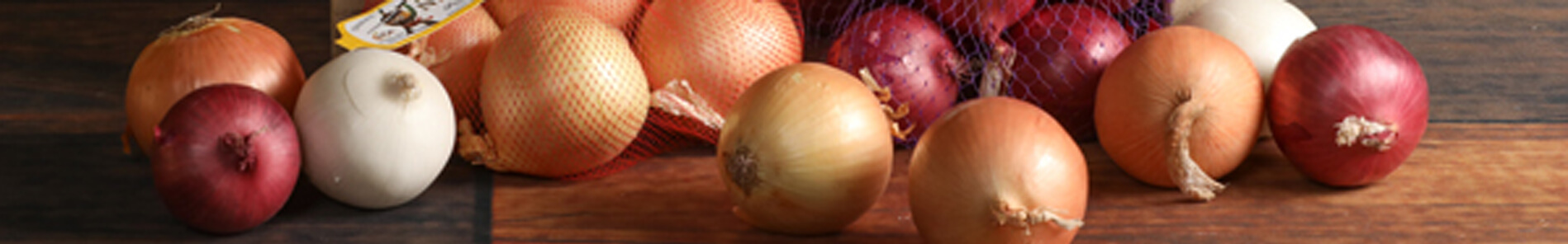 Colorful onions