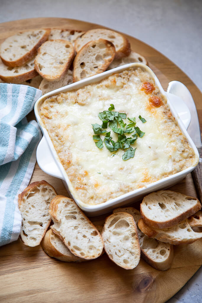 Baked Onion Bean Dip